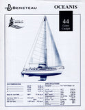 Beneteau 44 Center Cockpit Specification Brochure