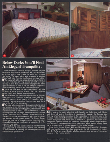 Hunter 40 Brochure