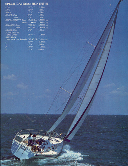 Hunter 40 Brochure