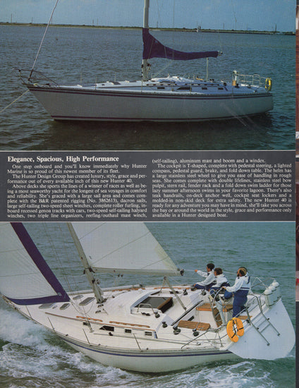 Hunter 40 Brochure
