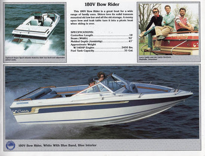 Celebrity 1986 Brochure