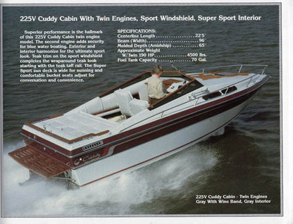 Celebrity 1986 Brochure