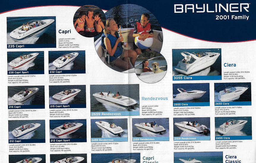 Bayliner 2001 Full Line Brochure