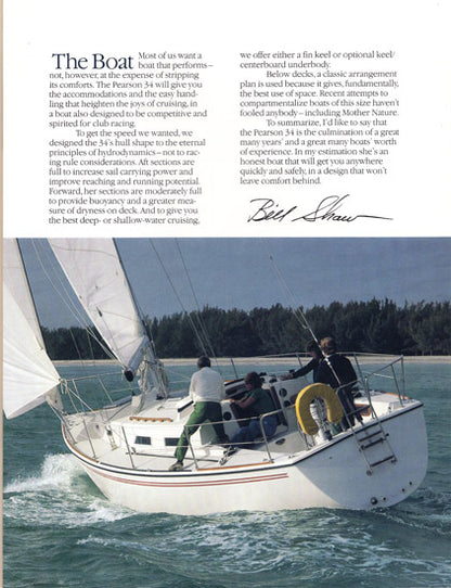 Pearson 34 Brochure