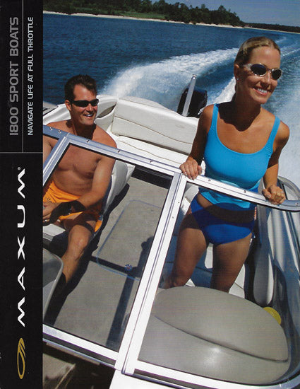 Maxum 1800SR/XR Sport Boats Brochure