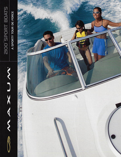 Maxum 2100SR/SC Sport Boats Brochure