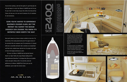 Maxum 2400SCR Sun Cruiser Brochure