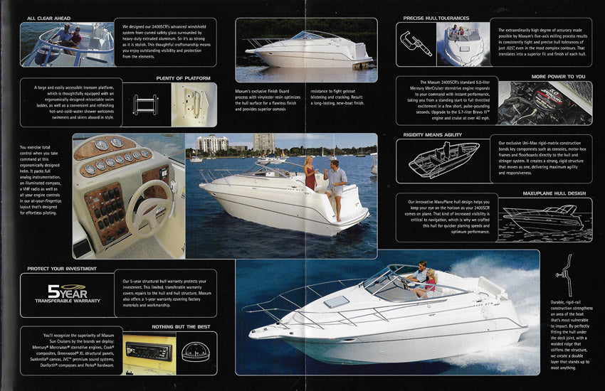 Maxum 2400SCR Sun Cruiser Brochure