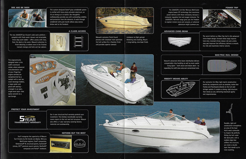 Maxum 2500SCR Sun Cruiser Brochure