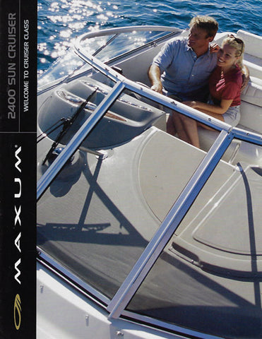 Maxum 2400SCR Sun Cruiser Brochure