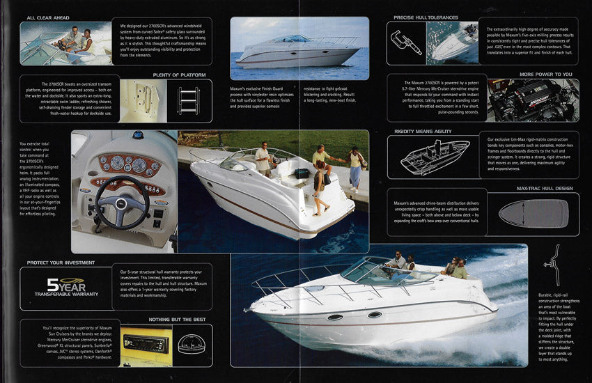 Maxum 2700SCR Sun Cruiser Brochure