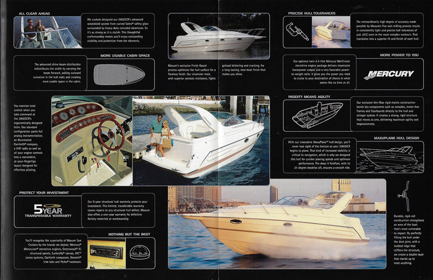 Maxum 2900SCR Sun Cruiser Brochure