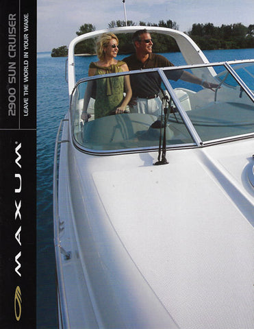 Maxum 2900SCR Sun Cruiser Brochure