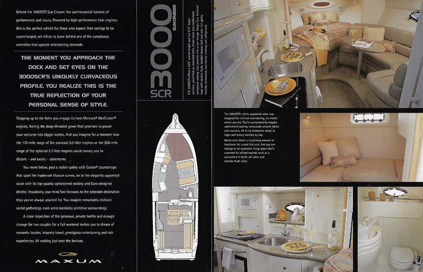 Maxum 3000SCR Sun Cruiser Brochure