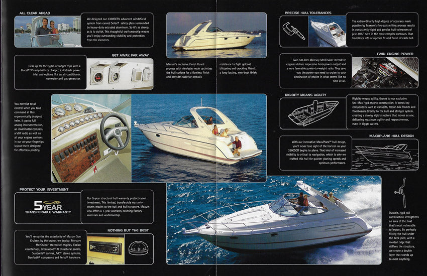 Maxum 3300SCR Sun Cruiser Brochure
