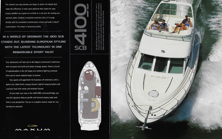 Maxum 4100SCB Sport Yacht Brochure