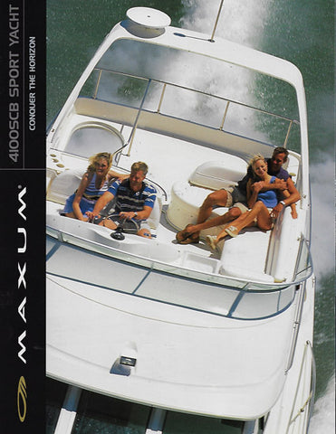 Maxum 4100SCB Sport Yacht Brochure