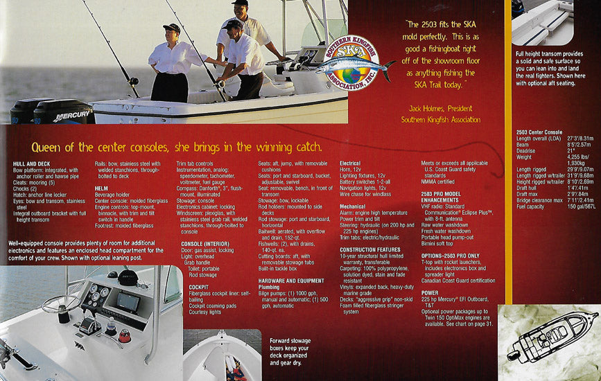 Bayliner 2001 Trophy Brochure