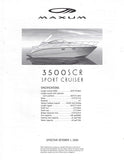 Maxum 3500 SCR Specification Brochure