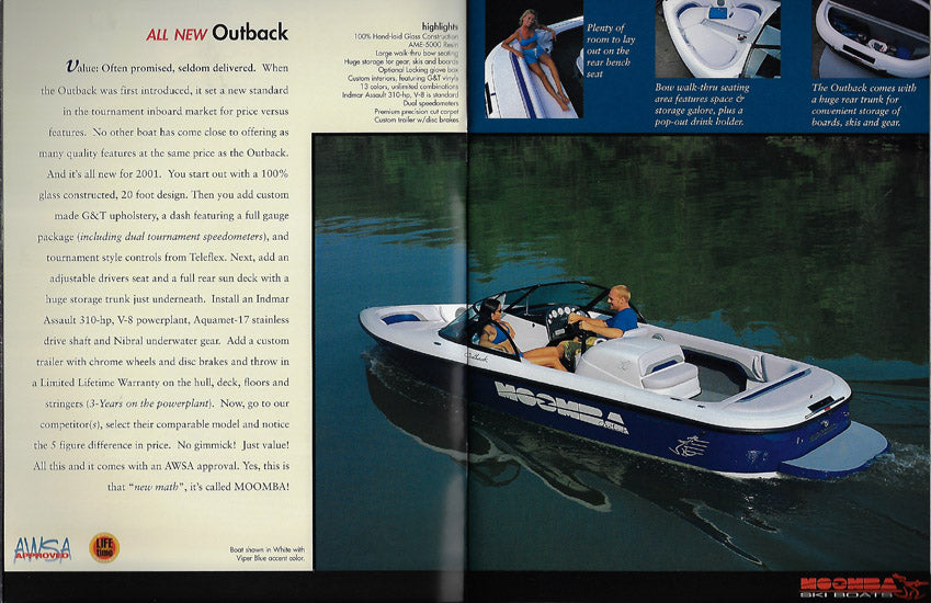 Moomba 2001 Brochure