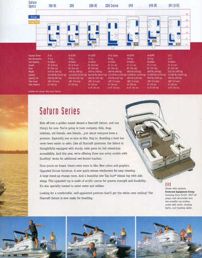 Starcraft 2001 Pontoon Brochure