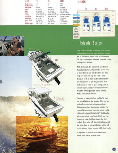 Starcraft 2001 Fishing Brochure