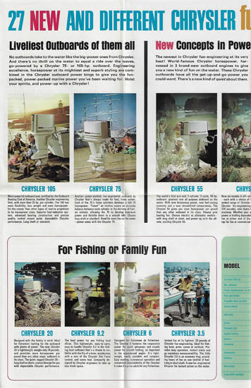 Chrysler 1967 Outboard Brochure