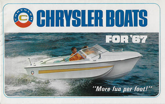 Chrysler 1967 Boats Brochure