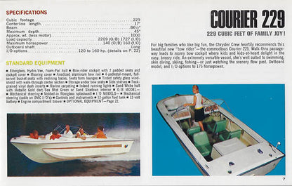 Chrysler 1967 Boats Brochure