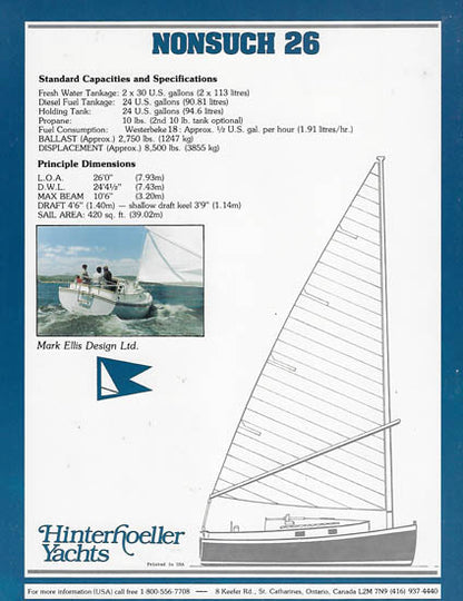 Hinterhoeller Nonsuch 26 Brochure