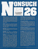 Hinterhoeller Nonsuch 26 Specification Brochure
