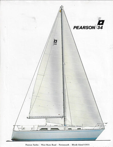 Pearson 34 Specification Brochure