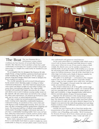 Pearson 38 Brochure