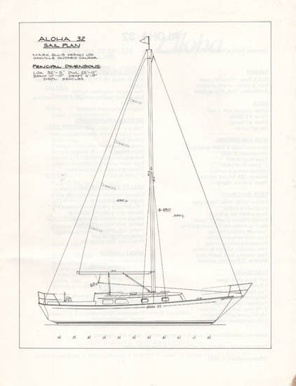 Aloha 32 Specification Brochure
