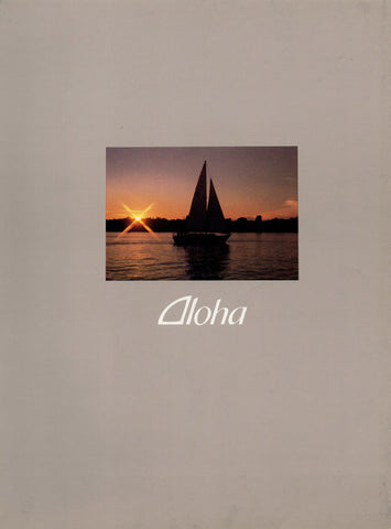 Aloha Yachts Folder Brochure