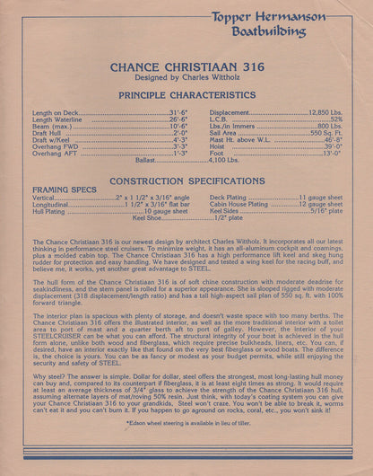 Topper Hermanson Chance Christiaan 316 Brochure