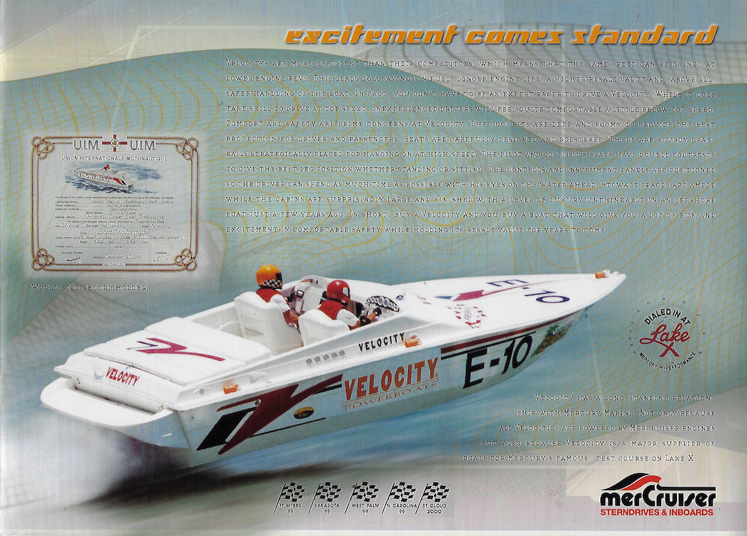 Velocity 2001 Brochure