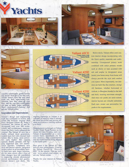 Valiant 42 Brochure