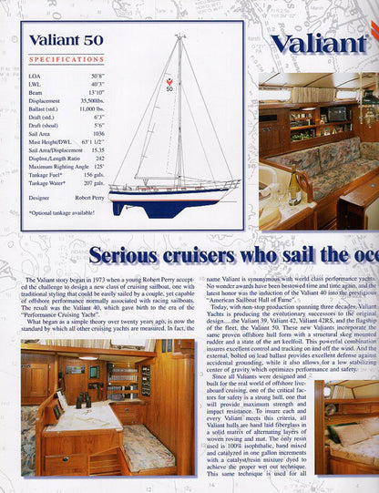 Valiant 50 Brochure