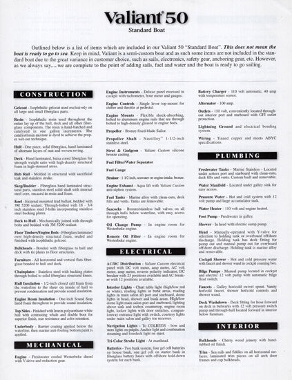 Valiant 50 Brochure