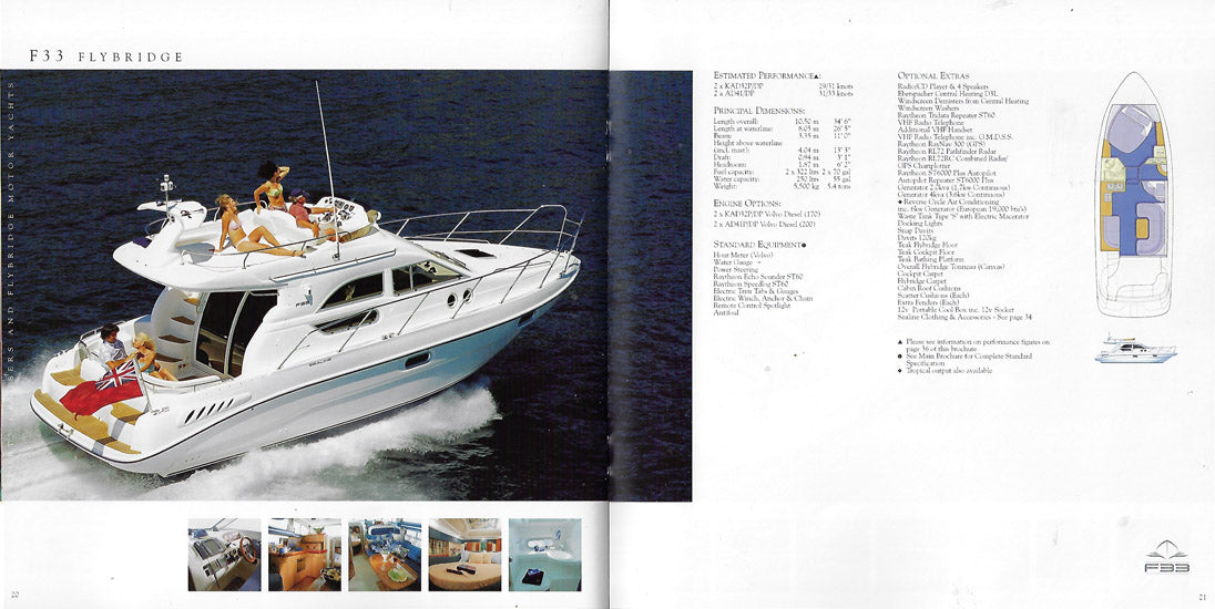 Sealine 2001 Mini Brochure