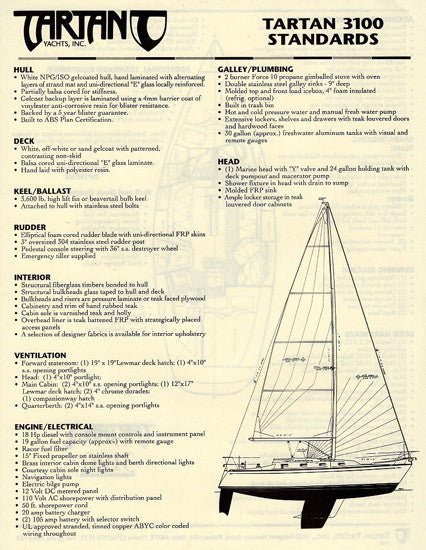 Tartan 3100 Brochure
