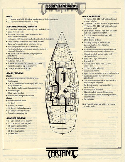 Tartan 3500 Brochure