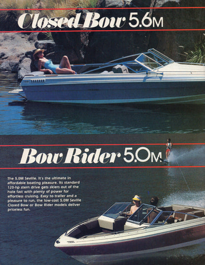 Sea Ray 1985 Seville Brochure