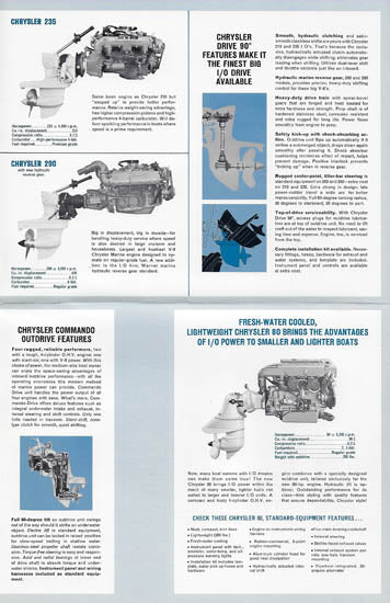 Chrysler Inboard-Outdrives Brochure