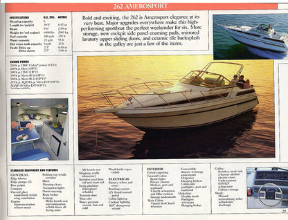Chris Craft 1989 Sport & High Performance Brochure