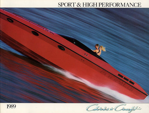 Chris Craft 1989 Sport & High Performance Brochure