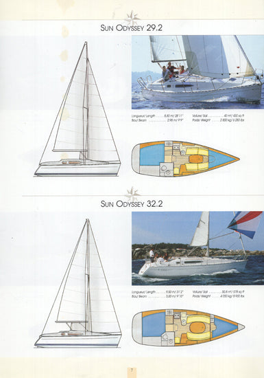 Jeanneau 2001 Sail Brochure