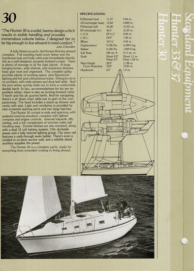 Hunter 1978 Brochure