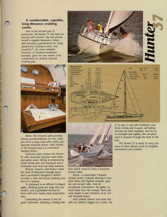 Hunter 1979 Brochure